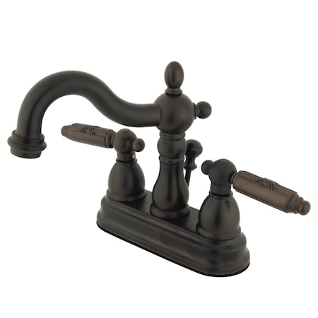 KS1605GL 4 Centerset Bathroom Faucet, Oil Rubbed Bronze